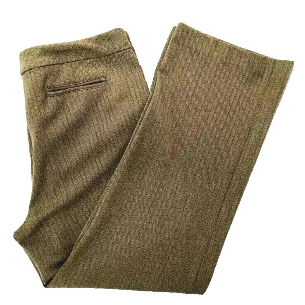JH Collectibles Karyn Petite Womens Dress Pants Size 12 Work Career Straight Tan